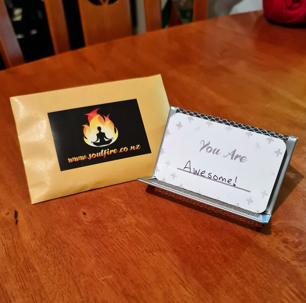 Soul Fire Cards with Metal Holder