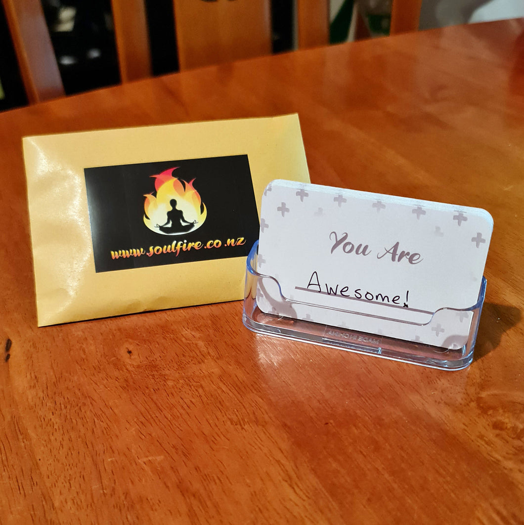 Soul Fire Cards with Clear Plastic Holder